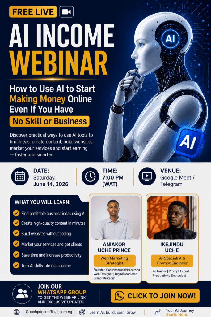 AI INCOME WEBINAR
